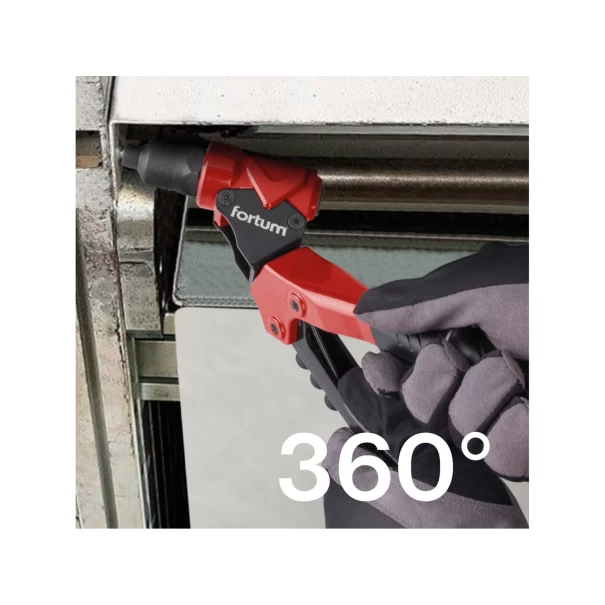 Клещи нитачка с въртяща се глава COMBO, M3-M6, Ø2,4-4,8 mm, 260mm, 4770628, FORTUM