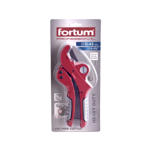 Ножицa за пластмасови тръби, диаметър 0-42mm, 4775010, FORTUM