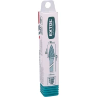 Борфреза карбидна остра форма Ø10x20mm, опашка Ø6mm, средни насечки 8703764, EXTOL INDUSTRIAL
