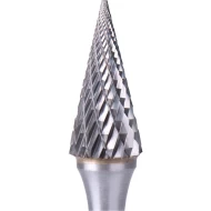 Борфреза карбидна конична Ø12x25mm, опашка Ø6mm, средни насечки 8703795, EXTOL INDUSTRIAL