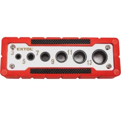 Шаблон за пробиване на отвори, Ø3-5-7-9-11-13mm, 8801921, EXTOL PREMIUM