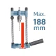 Стойка за бормашина многофункционална с патронник, Ø1-10mm/9mm, 8807005, EXTOL PREMIUM