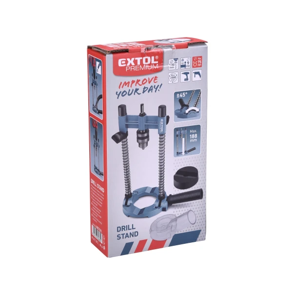 Стойка за бормашина многофункционална с патронник, Ø1-10mm/9mm, 8807005, EXTOL PREMIUM