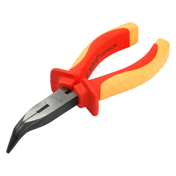 Клещи човки полукръгли извити електротехнически, 160mm, 8813177, EXTOL PREMIUM