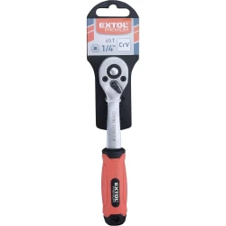 Тресчотка, 45 зъба 1/4", L 153mm, Crv, 8816454, EXTOL PREMIUM