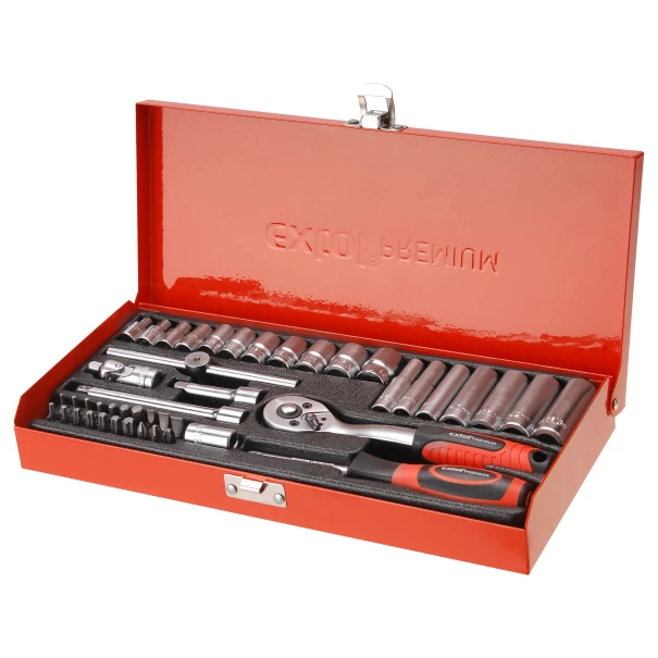 Гедоре 1/4" CrV, 45ч, 8818360, EXTOL PREMIUM