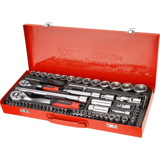 Гедоре 1/4", 1/2" CrV, 65ч, 8818370, EXTOL PREMIUM