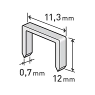 Скоби 12mm, 11,3x0,52x0,70mm, 1000бр, 8852504, EXTOL PREMIUM