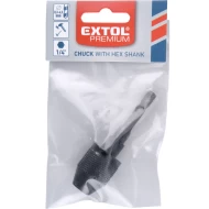 Патронник HEX 1/4", 0,3-6,5mm, 8898003, EXTOL PREMIUM