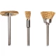 Комплект мини четки телени месингови, 45ч, 903761, EXTOL CRAFT
