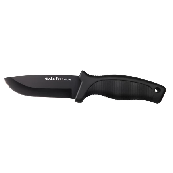 Нож ловджийски неръждаем с калъф за колан, 230/110mm, 8855300, EXTOL PREMIUM