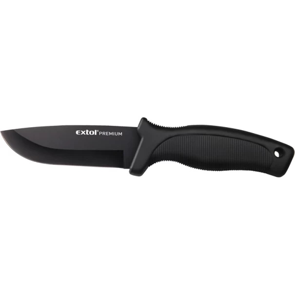 Нож ловджийски неръждаем с калъф за колан, 230/110mm, 8855300, EXTOL PREMIUM