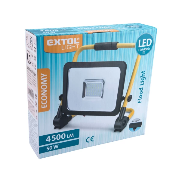 Прожектор LED със стойкa, 4500lm, 43244, EXTOL LIGHT