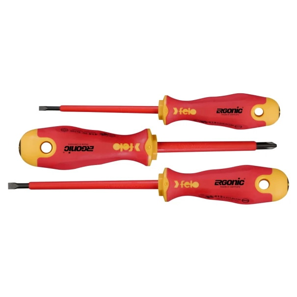 Комплект отвертки ERGONIC VDE SL/PH, 3K. 3ч., 00041393194, FELO