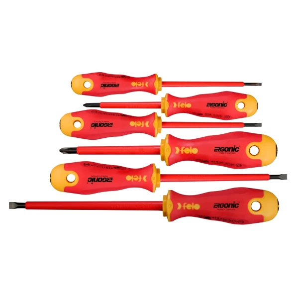 Комплект отвертки ERGONIC VDE SL/PH, 3K, 6ч, 00041396198, FELO