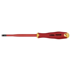 Отвертка ERGONIC VDE E-slim плоска SL 6,5 x 1,2 x 125, 00041396590, FELO