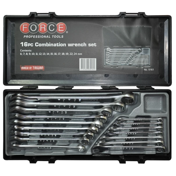 Ключове звездогаечни 6-24mm к-т кутия 16бр, JN66323, FORCE
