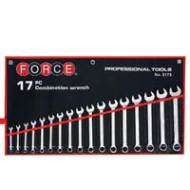 Ключове звездогаечни 75⁰ 6-22mm комплект 17бр, JN62362, FORCE