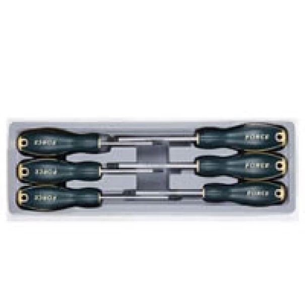 Отвертки TORX с отвор Т10Н-Т30Н 6 бр., JN78226, FORCE