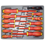 Отвертки изолирани 1000V 12 бр. , JN78495, FORCE