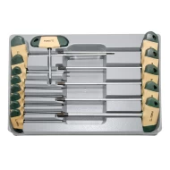 Шестограми отвертка TORX Т-дръжка T6-T55 14бр, JN62815, FORCE
