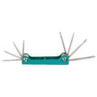 Шестограми сгъваеми TORX с отвор T5H-T20H 8бр, JN66068, FORCE