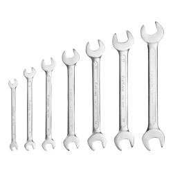 Комплект гаечни ключове двустранни отворени, 6-19mm, 7бр, 4730103, FORTUM