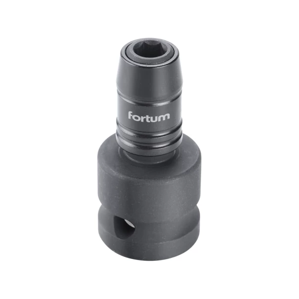 Адаптер ударен 1/2" квадрат към 1/4" Quick-Lock, CrMoV, 4790002, FORTUM