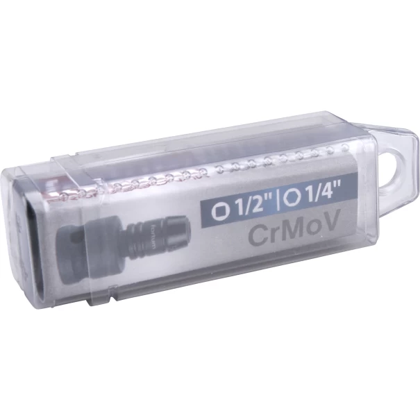 Адаптер ударен 1/2" квадрат към 1/4" Quick-Lock, CrMoV, 4790002, FORTUM