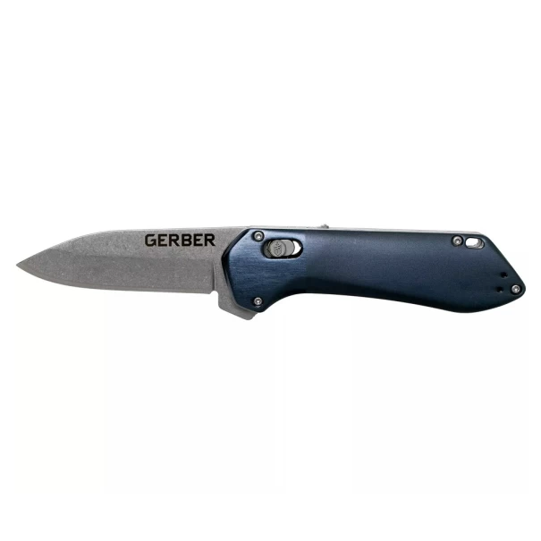 Нож сгъваем Highbrow Compact с гладко острие, син, 30-001681, GERBER