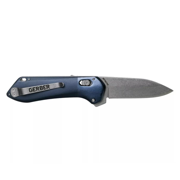 Нож сгъваем Highbrow Compact с гладко острие, син, 30-001681, GERBER