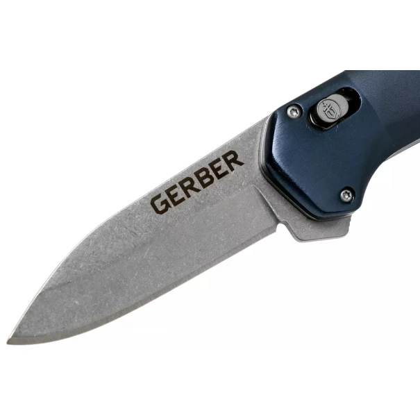 Нож сгъваем Highbrow Compact с гладко острие, син, 30-001681, GERBER