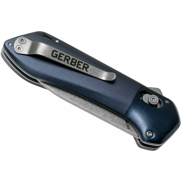 Нож сгъваем Highbrow Compact с гладко острие, син, 30-001681, GERBER