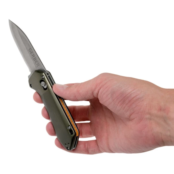 Нож сгъваем Highbrow Compact, зелен, 30-001686, GERBER