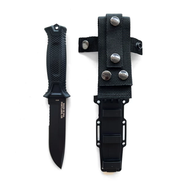 Нож тактически StrongArm черен, комбинирано острие, 1027840, GERBER