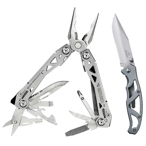 Комплект мулти-клещи Suspension-NXT + нож сгъваем Paraframe I, 1052473, GERBER