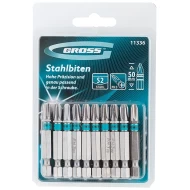 Комплект битове PH3х50mm, 10бр, 11336, GROSS