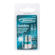 Комплект битове PH1х25mm, 2бр, 11349, GROSS