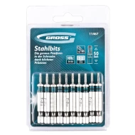 Комплект битове TORX 8х50, S2, 10бр , 11467, GROSS