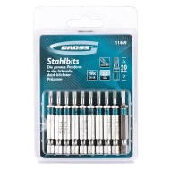 Комплект битове TORX 15х50, S2, 10бр , 11469, GROSS