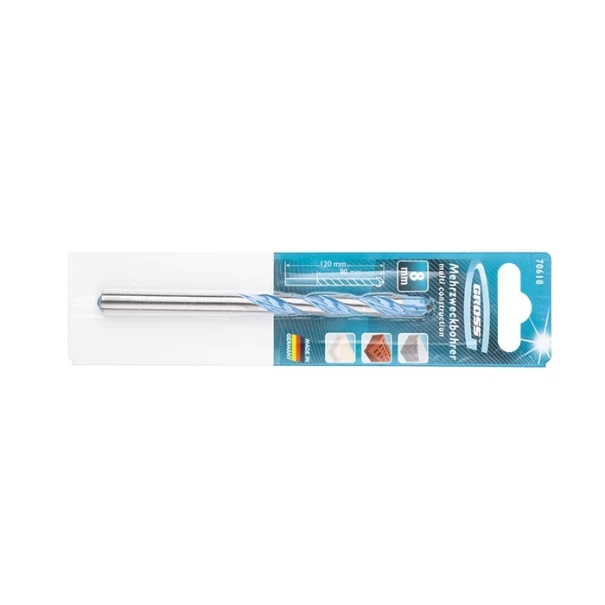 Бургия за бетон Multiconstruction PRO, 8mm , 70618, GROSS