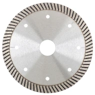 Диск диамантен за сухо рязане, лазерна перфорация, 125х22,2mm, TURBO , 73029, GROSS