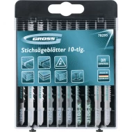 Комплект ножове за прободен трион, универсален, 10бр, DIY, 78295, GROSS