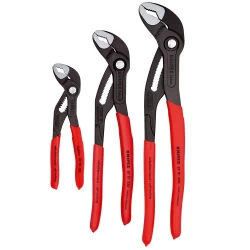 Комплект клещи раздвижни Cobra® в чанта, 3ч, 00 19 55 S9, KNIPEX