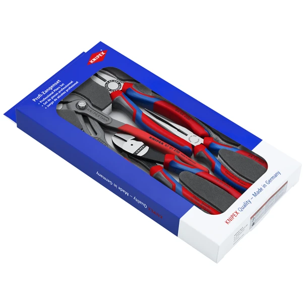 Комплект монтажен 3K KNIPEXtend в пенова вложка, 4ч, 00 20 01 V08, KNIPEX