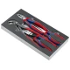 Комплект монтажен 3K KNIPEXtend в пенова вложка, 4ч, 00 20 01 V08, KNIPEX