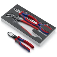 Комплект монтажен 3K KNIPEXtend в пенова вложка, 4ч, 00 20 01 V08, KNIPEX