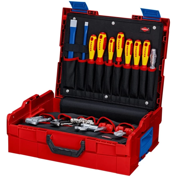 Куфар за съхранение и транспорт KNIPEX L-BOXX®, ВиК, 52-части, 00 21 19 LB S, KNIPEX