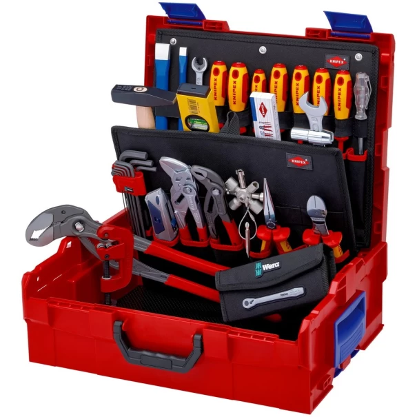 Куфар за съхранение и транспорт KNIPEX L-BOXX®, ВиК, 52-части, 00 21 19 LB S, KNIPEX