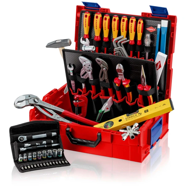Куфар за съхранение и транспорт KNIPEX L-BOXX®, ВиК, 52-части, 00 21 19 LB S, KNIPEX